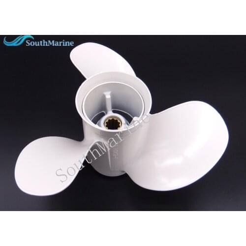 New Aluminum Alloy Propeller 9 7/8x13-F for Yamaha 20HP 25HP 30HP Outboard Motor 9 7/8 x 13 -F