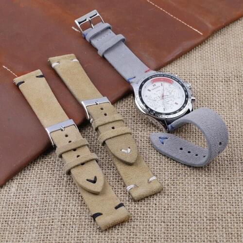 KZfashion Leather Wristband Watch Band Fits 6.5" - 8.5" Wrist Charging 2 Large Small Bracelet