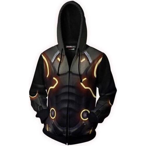 Battle Royale Game Omega Oblivion link Cosplay Costume Hoodie Halloween Costume Zipper Hoodies Sweatshirts Tops For Men Women