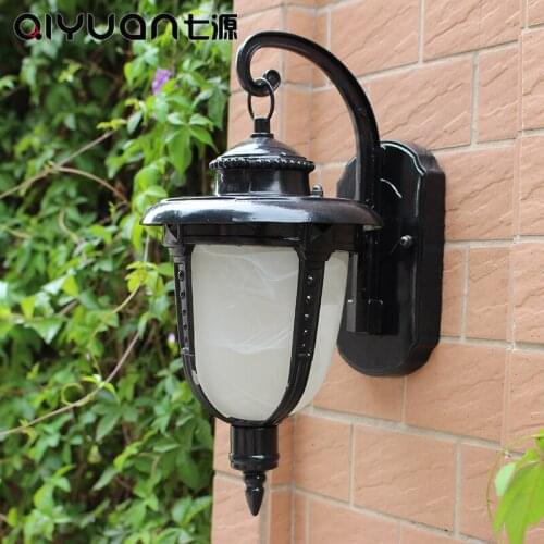 Outdoor wall lamp simple modern European style garden patio outdoor waterproof stair balcony Mediterranean wall lamp ZA FG227