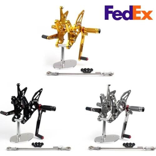 Topteng CNC Rearsets For SUZUKI SV 650 SV650/SV650S 2016-2017 2019 Rearset Rear set Footpegs Adjustable Motorcycle Covers