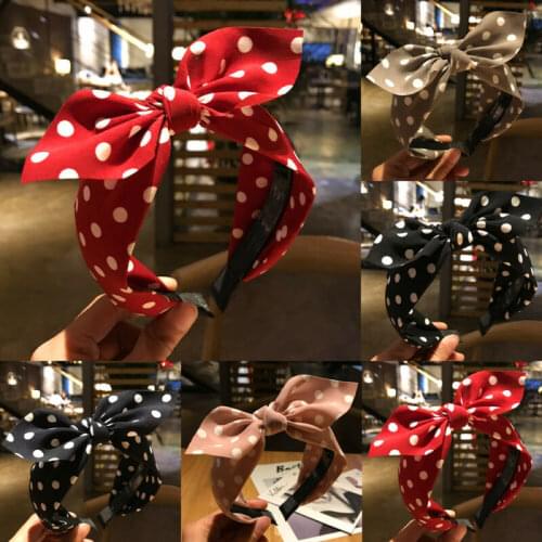 UK Womens Headband Twist Hairband Bow Knot Cross Tie Velvet Headwrap Hair Bands Christmas Headwear