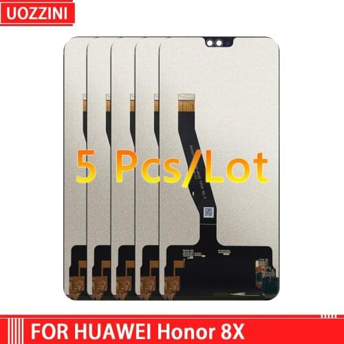 5Pcs 6.5" For Huawei Honor 8X LCD Display Touch Screen Digitizer Assembly Touch Screen For Honor 8X Repair Parts