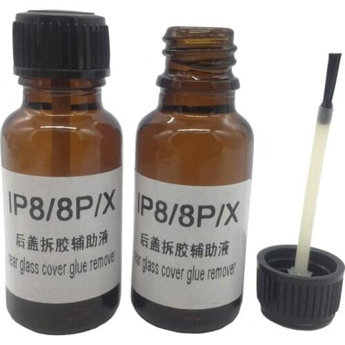 20ml Newest iPhone 8 /8P/X rear shell glasscover glue remove special demolition solution glue