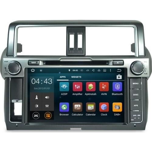 2G RAM 9 inch Android 7.1 System GPS Navigation System DVD Stereo Media Auto Radio For Toyota Prado 2014 2015