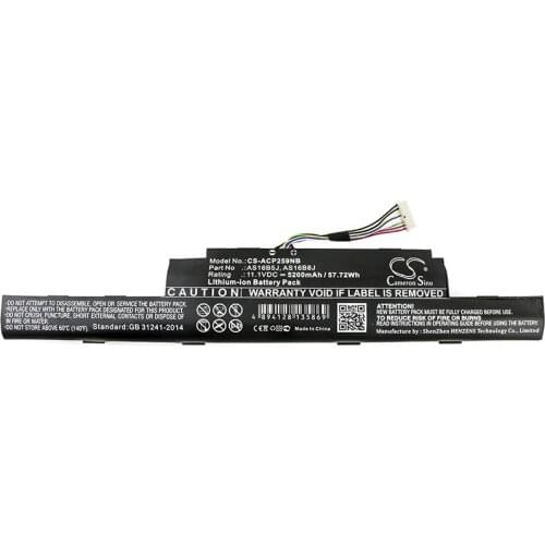 Cameron Sino 5200mAh Battery For Acer AS16B5J AS16B8J KT.0060G.001,Aspire E5-575-33BM,Travelmate P259-G2-M-38J4