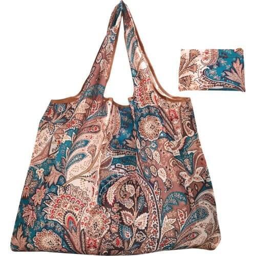 Big Size Thick Shopping Bag Lightweight Reusable Portable Oxford Tote Bag Grocery Tote Foldable Food Bag Bolsa Plegable