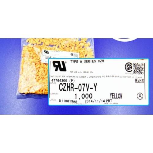 CZHR-07V-Y housings Yellow color Connectors Terminals housings 100% new and original parts