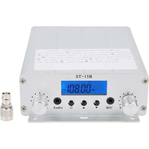 FM Transmitter For Radio Broadcast Station 87-108MHZ 1.5W/5W HY-ST-15BV2 Hot