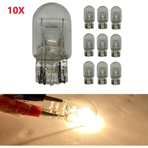 10x Signal Lamp 7440 WY21W W21W 7441 Bulbs 12V warm white T20 Halogen 7443 W21/5W halogen lamp Backup Lights Reversing Lights