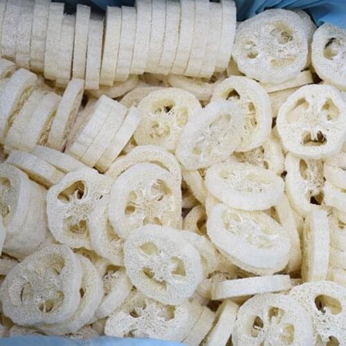 500pcs/lot 8CM large size Natural Loofah Luffa sponge DIY customize cleanner soap tools dish,,sponge scrubber,facial