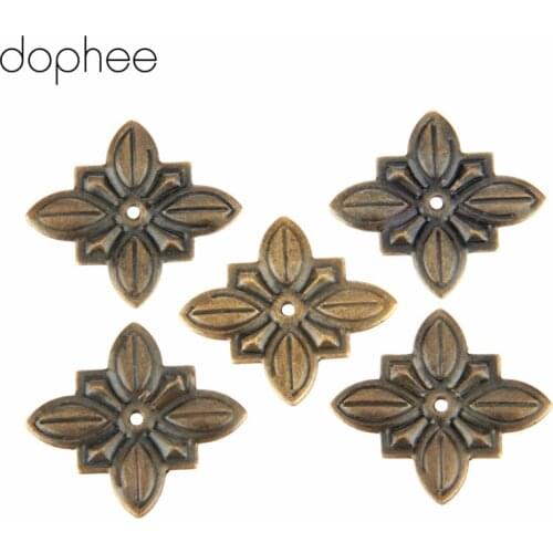 50Pcs Antique Bronze Furniture Upholstery Nail Tachas Jewelry Gift Case Box Door Sofa Decorative Tack Stud Pushpin 30*27mm