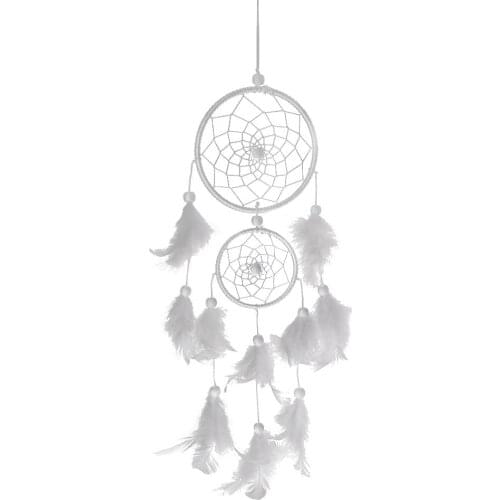 Handmade Vintage Handmade Indian Dream Catcher Net with Feathers Wall Car Hanging Decoration Ornament Mini Dreamcatcher