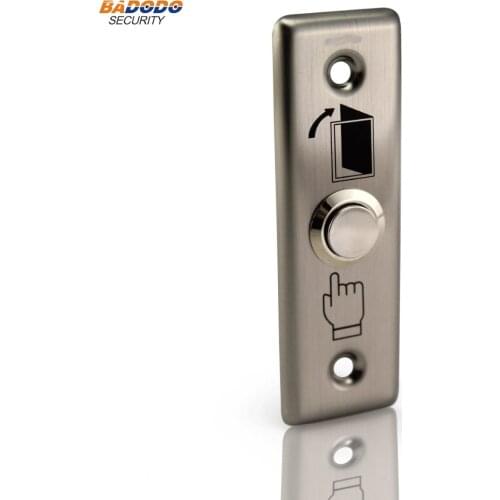 Stainless steel exit push button for access control switch button Hollow Door for home security DC 12V
