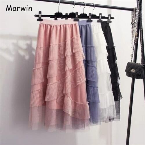 Marwin&Friend High Waist Skirts For Women
