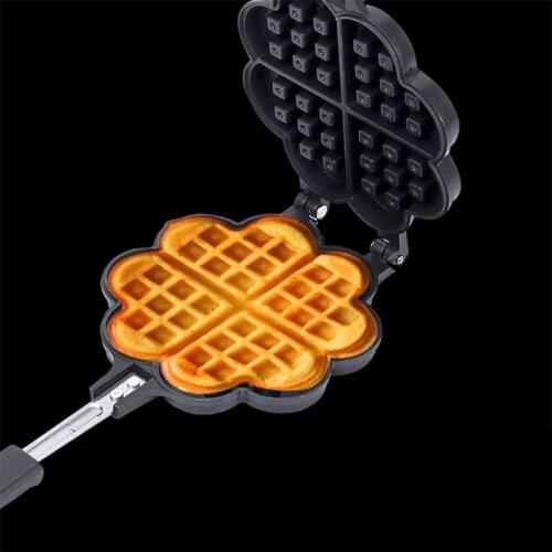 DIY Heart-shaped Egg Waffle Cake Mold Cake Pan Nonstick Double Side Biscuits Muf