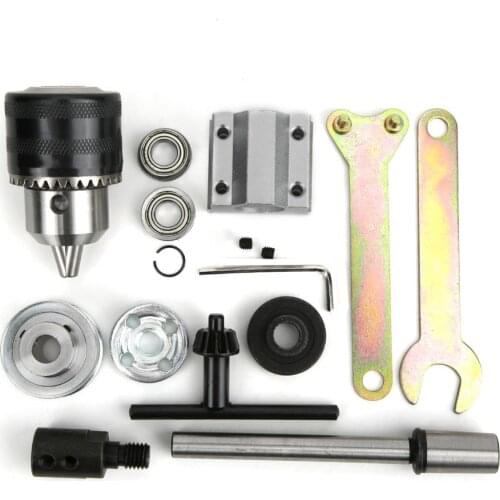 Table Drill Unpowered Spindle Assembly DIY Woodworking Cutting Accessory B16 Drill Chuck M10 Sleeve CNC Machine Tools