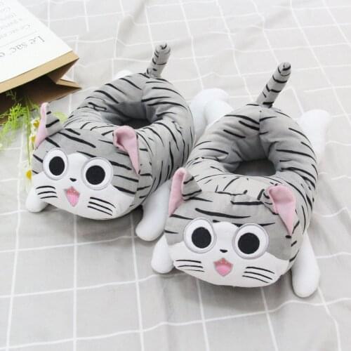 New Product Warm Slides Home Comfortable Warm Shoes Women Cartoon Plush Slippers One Size Shoes For Woman House Slippers