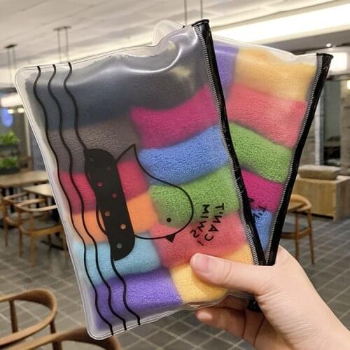 12pcs/set Women Colorful Wide Hair Scrunchie Elastic Hair Rubber Bands Ring For Girls Headwear Ponytail Holder Hair Accessories