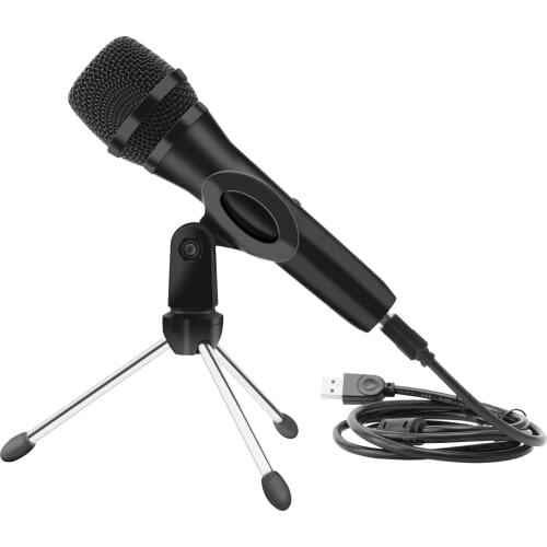 USB Microphone Metal Condenser Microphone for Tabletop MAC Windows Podcast Cardioid Studio mic Recording Vocals Voice Overs