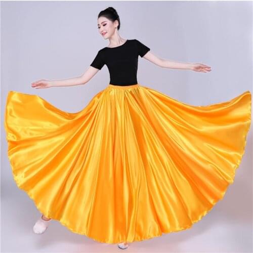 Performance clothing female big swing skirt new children adult Xinjiang dance performance skirt Uighur Yi and Tibetan practice