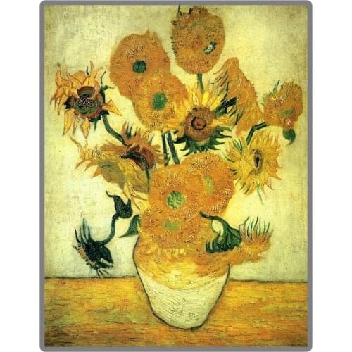 Famous Painting "Sunflowers" by Van Gogh 5D DIY Diamond Painting Full Square/Round Diamond Embroidery Sale Rhinestones Picture