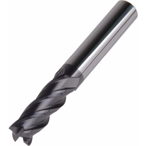 1pcs 10mm D10*25*D10*75 Four Flutes Solide Carbide Flat square End mills Router bits Spiral Bit Milling Tools