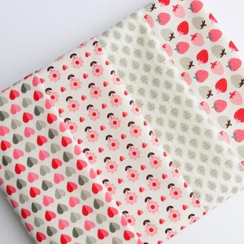 100*140cm Fabric Cotton Printed Cartoon Animal Cotton Clothes Bag Mouth Gold Cotton Handmade DIY Fabric