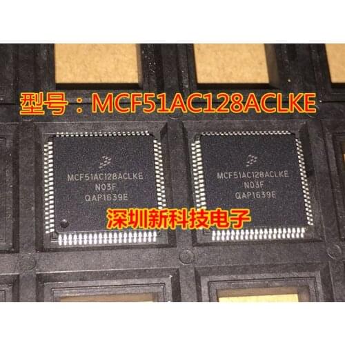 100% Original New 5pcs/lot MCF51AC128ACLKE N03F QFP80
