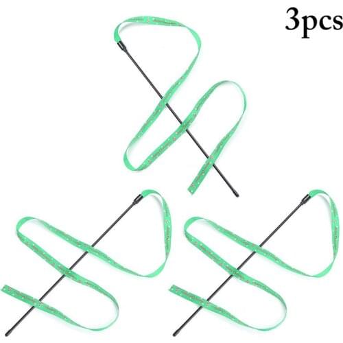 3Pcs/Set Cat String Wand Toys Flexible Cat Interactive Wand Cat String Toy For Xmas Pet Supplies Cat Favors