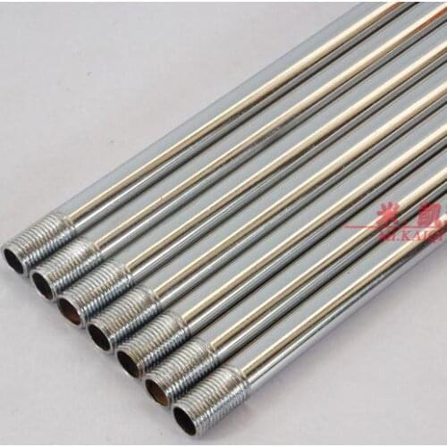 4PCS Lamp floor lamp chrome straight tubes connecting tube hollow teeth of two M10 outer tooth Lighting Accessories
