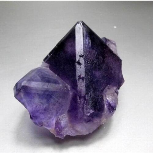 496g Deep Purple Fluorite Cluster - crystals and stones healing Mineral specimen Home Decor feng shui decoration