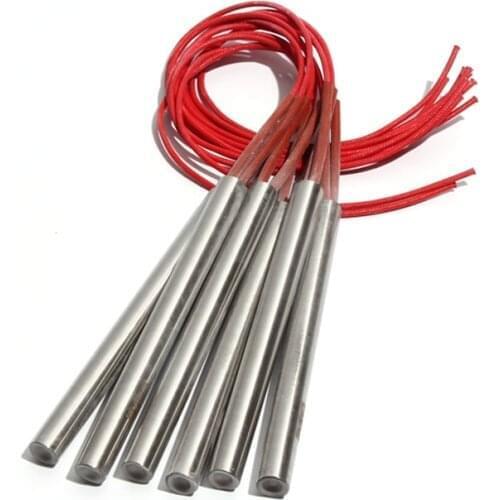 5PCS 17mm 190~220mm 201SUS Single Head Dual Cartridge Heater 110/220/380V 800/820/850/900/920W Electric Heating Element