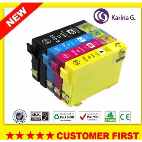 Compatible For Epson T702XL T702 ink cartridge For Epson WorkForce Pro WF-3720 WF-3725 etc