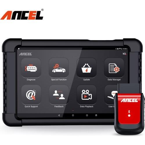 Ancel X6 OBD OBD2 Scanner lamp Oil EPB Reset Engine Analyzer 8 inch Android Tablet Professional OBD2 Automotive Diagnose Tool