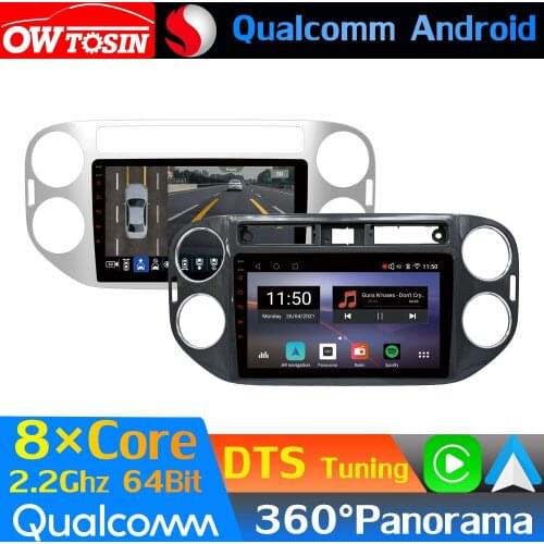 Qualcomm 8Core Android Car Multimedia For Volkswagen VW Tiguan 2006-2017 GPS 360 Panoramic Radio DTS HIFI CarPlay Head Unit HDMI