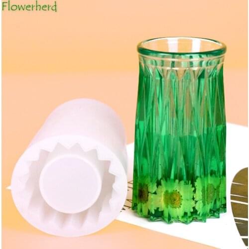 Flowerpot Clay Molds Concrete Cement Silicone Mould DIY Vase Epoxy Resin Molds Home Decoration Flower Aromatherapy Plaster Mold