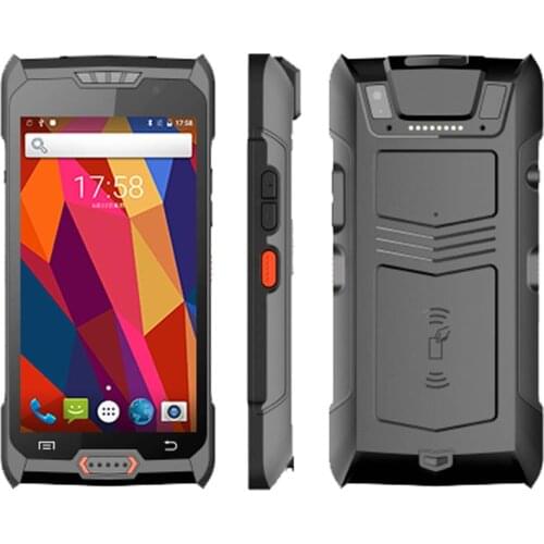 IP67 4G Handheld PDA Android 6.0 POS Terminal Touch Screen 1D 2D Barcode Scanner Reader Wireless Wifi Bluetooth GPS NFC Reader