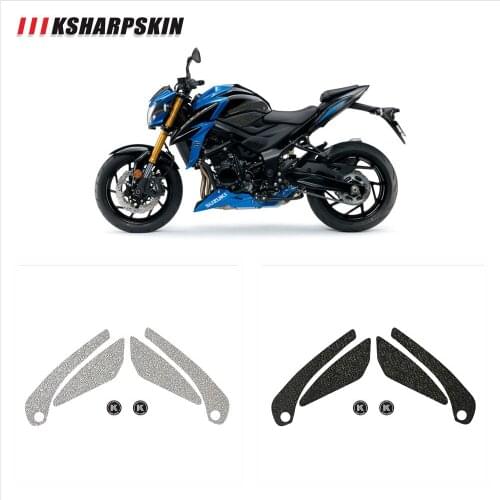 KSHARPSKIN Fuel tank grip motorcycle sticker Fuel tank side protection decal for SUZUKI 18 GSX-S750 GSX-S750Z
