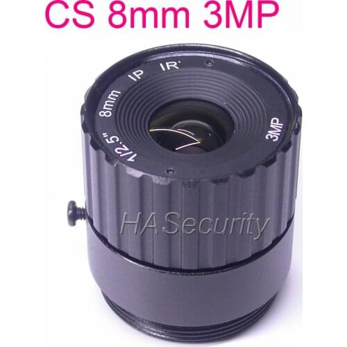 8mm CS mount 3.0MP F1.6 1/2.5" LENs for CCTV camera
