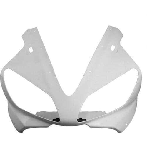 For Yamaha YZF R1 2000 2001 Motorcycle Upper Front Nose Cowl Fairing Injection Mold ABS Plastic Unpainted White