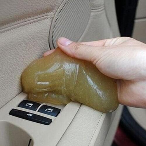 Popular Car Cleaning Glue Gap Dust Dirt Cleaner Soft Gel Panel Air Vent Outlet Dashboard Laptop Home Cleaning Tool Mud Remover