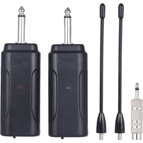 Portable Wireless Audio Transmitter Receiver System for Electric Guitar Bass Electric Violin Musical Instrument