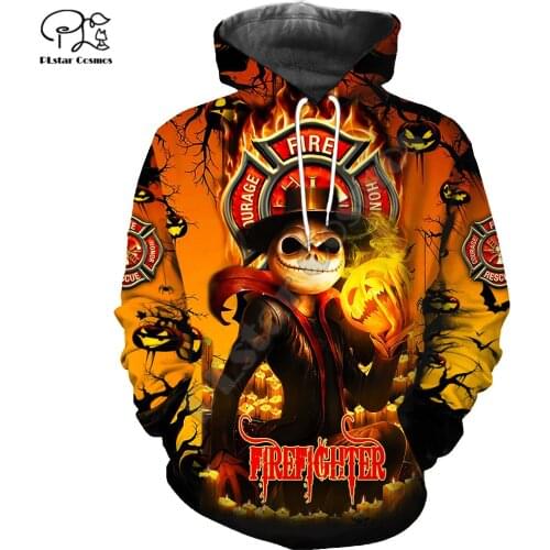PLstar Cosmos Crazy Amazing Halloween 3D Printed Hoodies Sweatshirts Zip Hooded For Men And Women Casual Streetwear Style-H12
