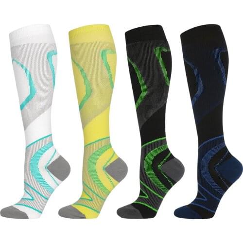 Professional Marathon Running Socks Long Tube Sports Compression Socks Vein Compression Socks Cycling Basketball