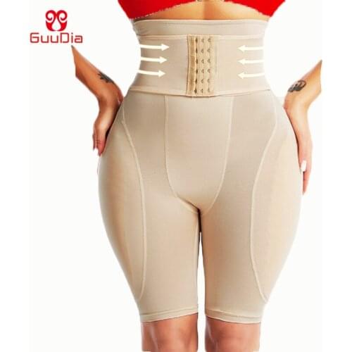 GUUDIA Padded Shaper Panties 6XL High Waist Tummy Control with Hip Butt Enhancer Waist Trainer Body Shapers Women Shapers