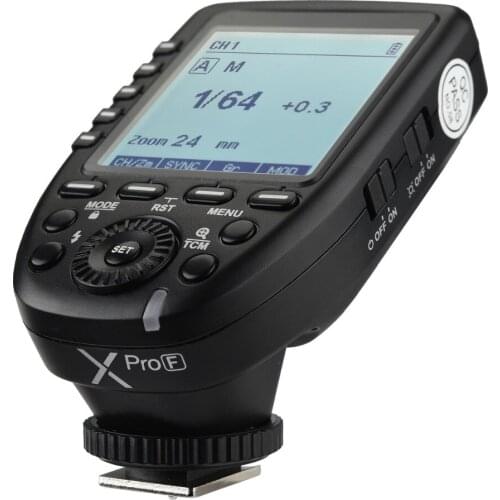 In stock!!!Godox Xpro-F for Fuji Fujifilm TTL Wireless Flash Trigger 1/8000s HSS TTL-Convert-Manual Function Large Screen