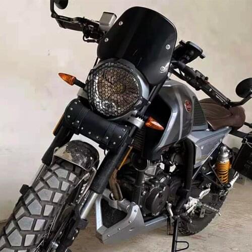 Windshield Wind Shield Protection Headlight Net Cover Motorcycle Modification Accessories For FB Mondial HPS 125