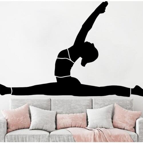 Vinyl Wall Stickers Relax Yoga Decal decoration YOGA Bedroom girl room Wall Decor Livingroom Wall Art Bathroom Decal Decor HY653