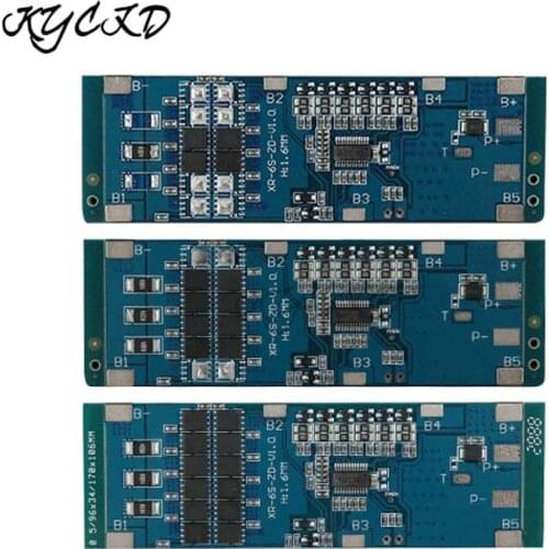 BMS 6S 22.2V 10A 20A 30A 18650 Li-ion Lithium Battery Charger Protection Board with Balancer BMS 6S PCB for Electric Screwdriver